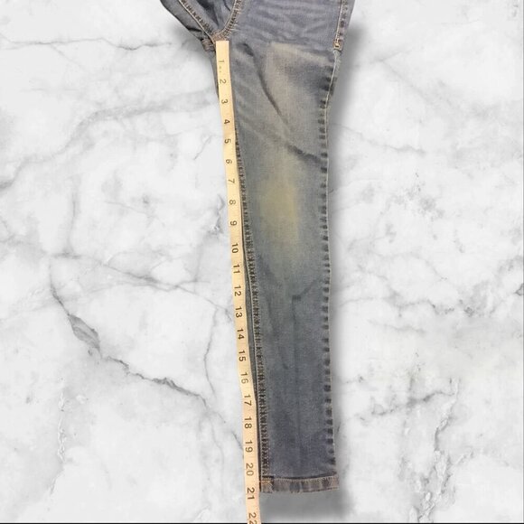 Cherokee Girls Size 6 Blue Jeans Denim Blend Elastic Waist - Picture 8 of 13